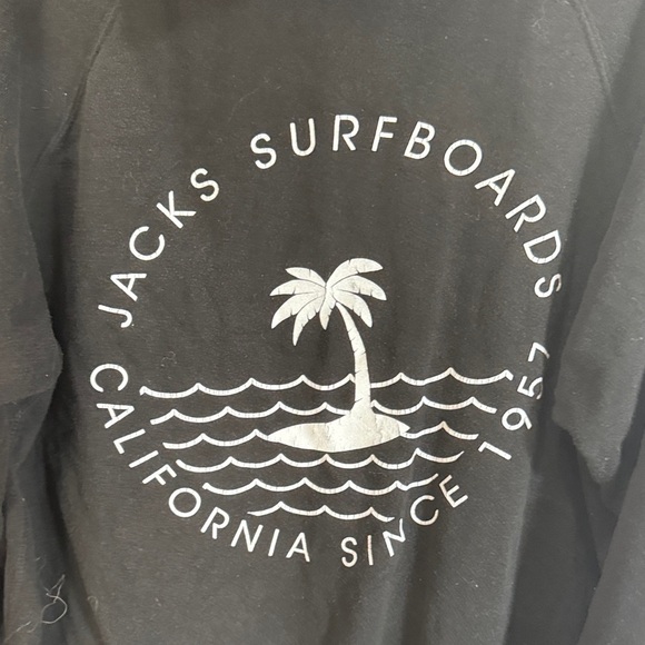 Black Surfboard Graphic Hoodie - Picture 4 of 4